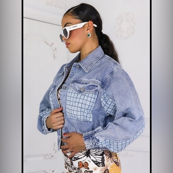 Surelymine Fit Blue Denim Jacket - Picture 3 of 4